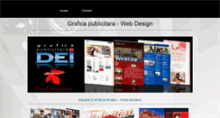 Desktop Screenshot of grafica-publicitara-dtp.ro