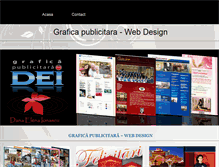 Tablet Screenshot of grafica-publicitara-dtp.ro
